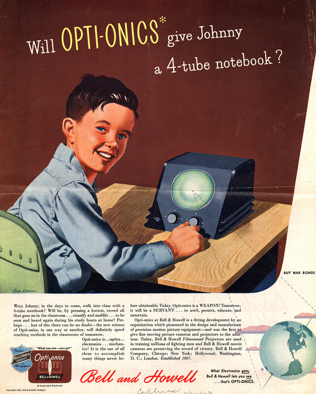 Opti-onics ad for students