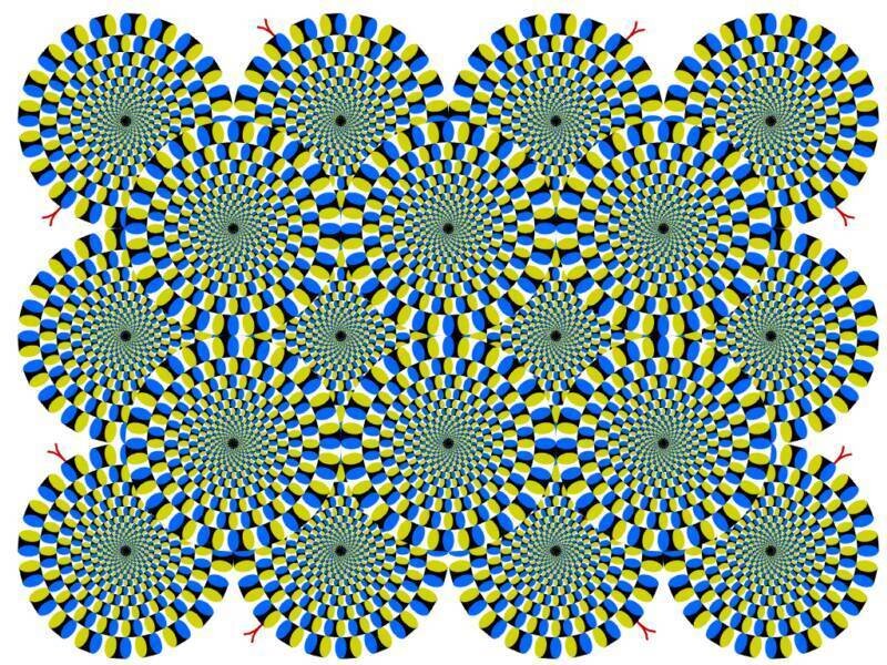 Optical Illusion Circles — Abstract
