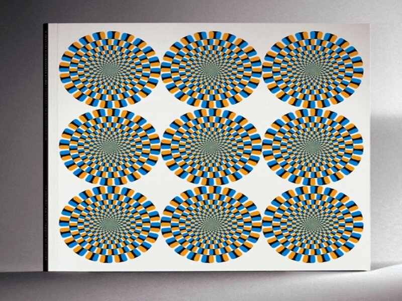 Optical Illusion Circles — Blue