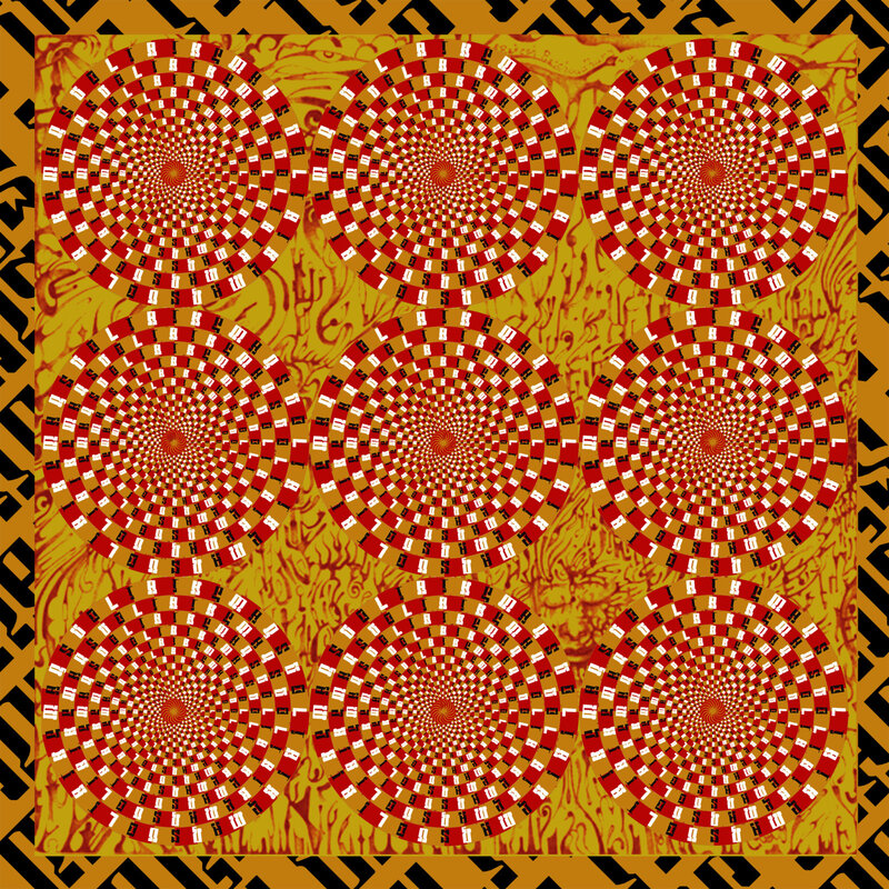 Optical Illusion Circles — Red