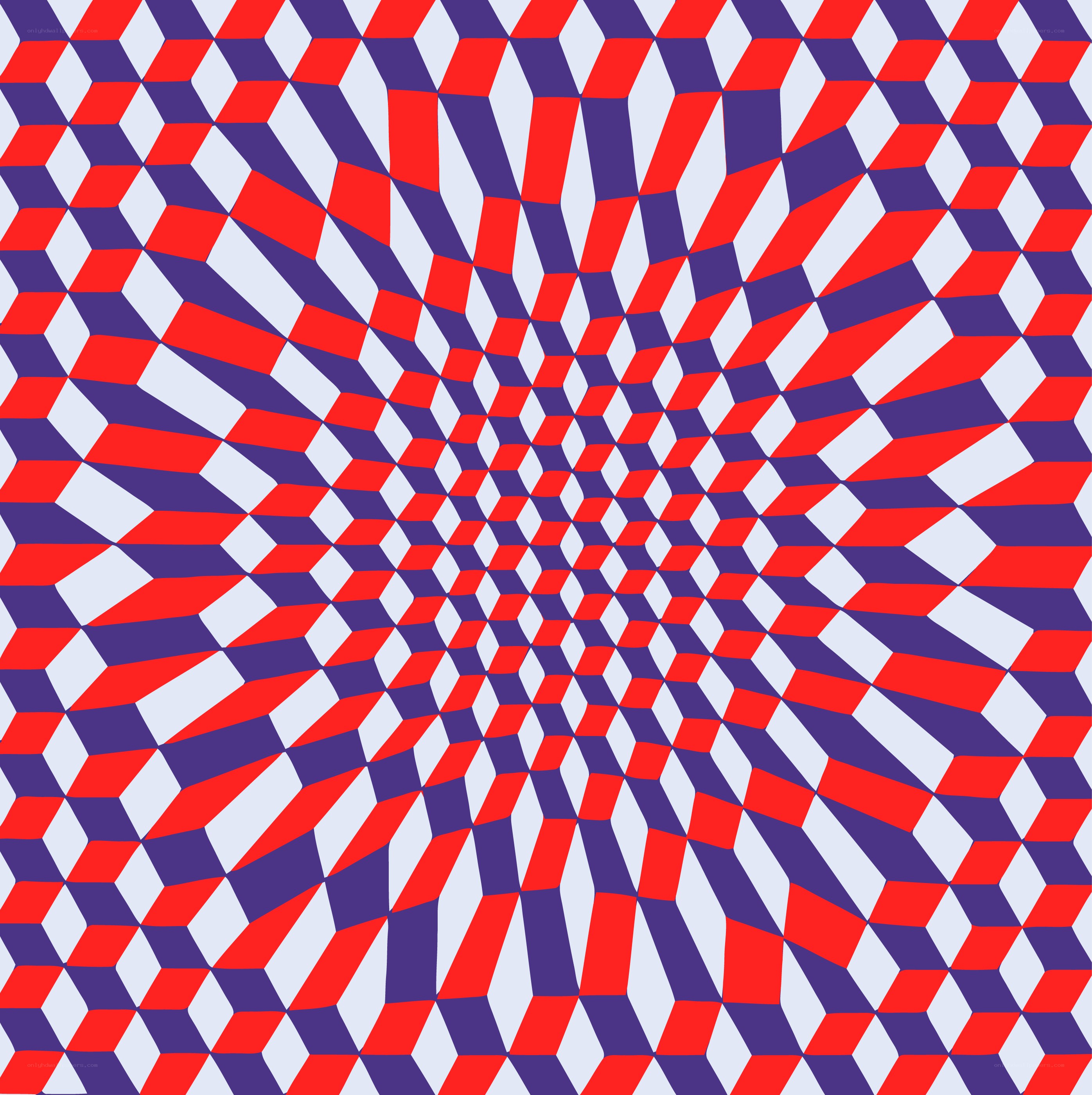Optical illusion cube pattern