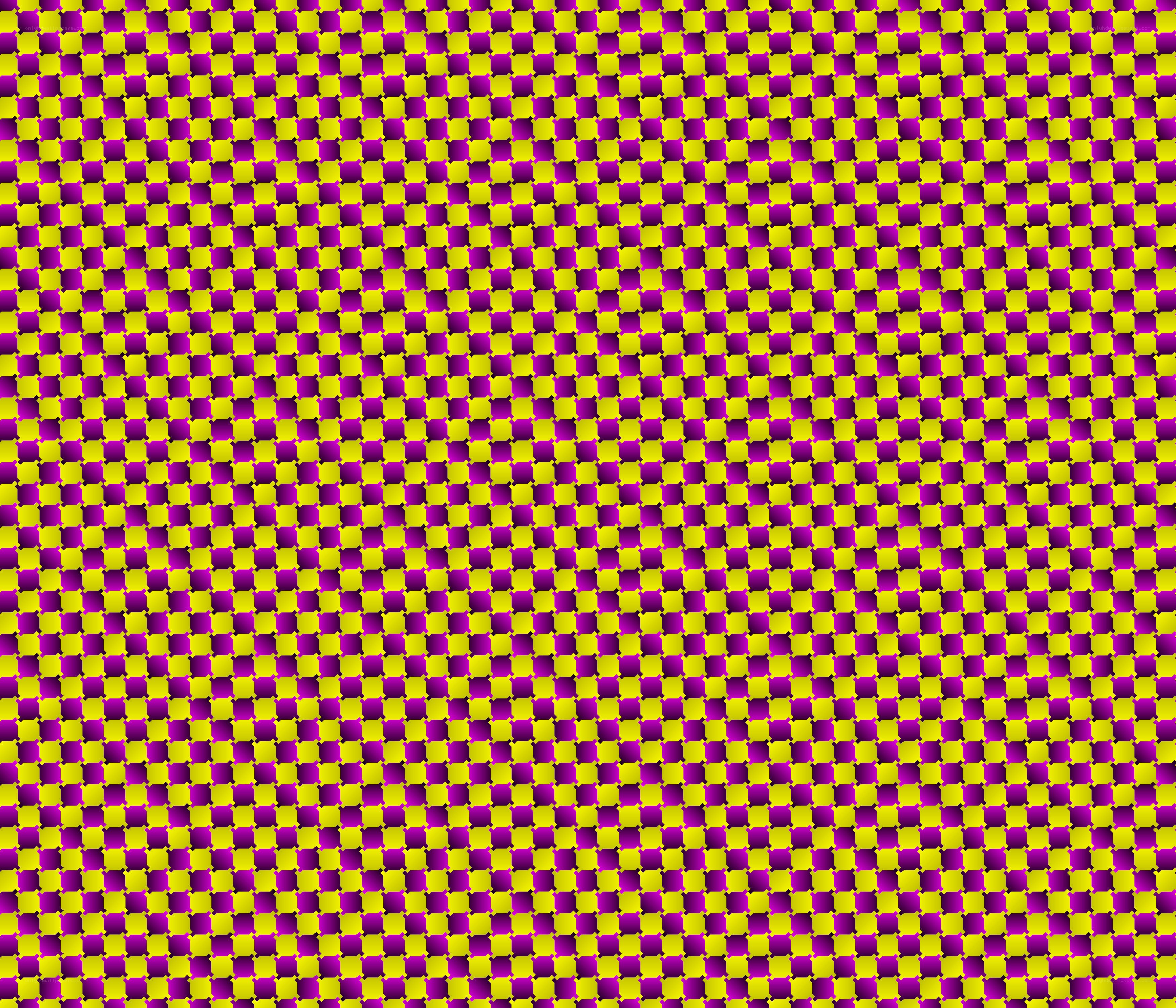 Optical illusion grid pattern