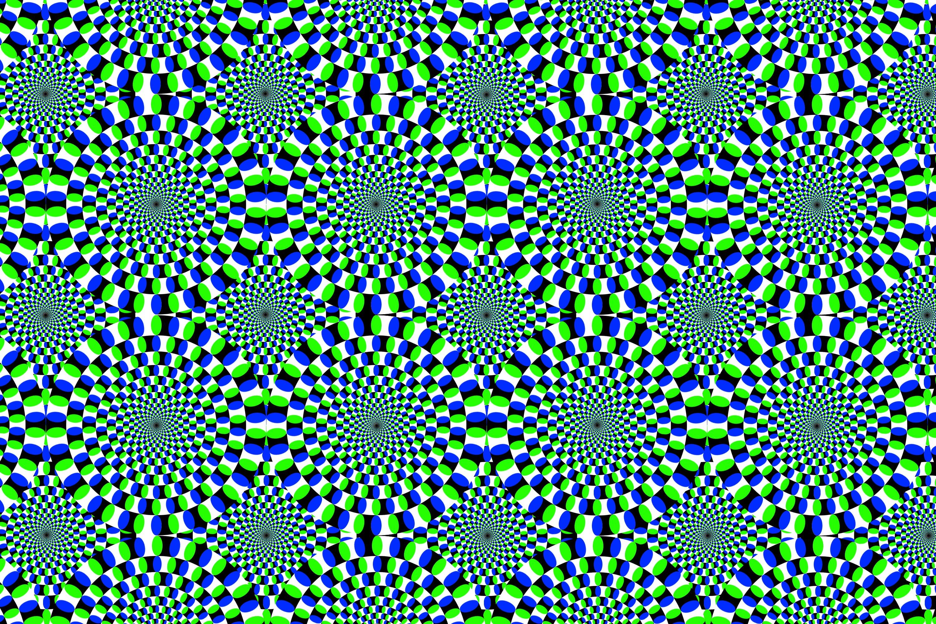 Optical illusion pattern