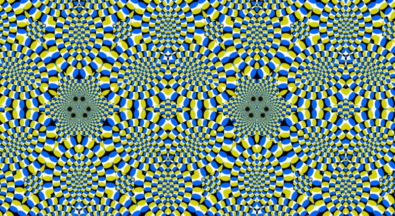 Optical illusion pattern