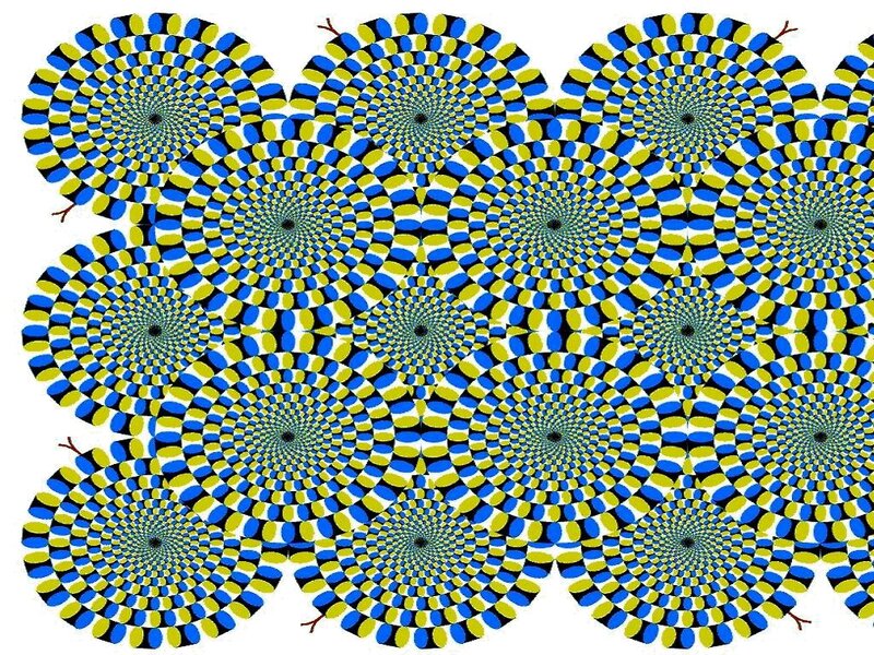 Optical illusion pattern