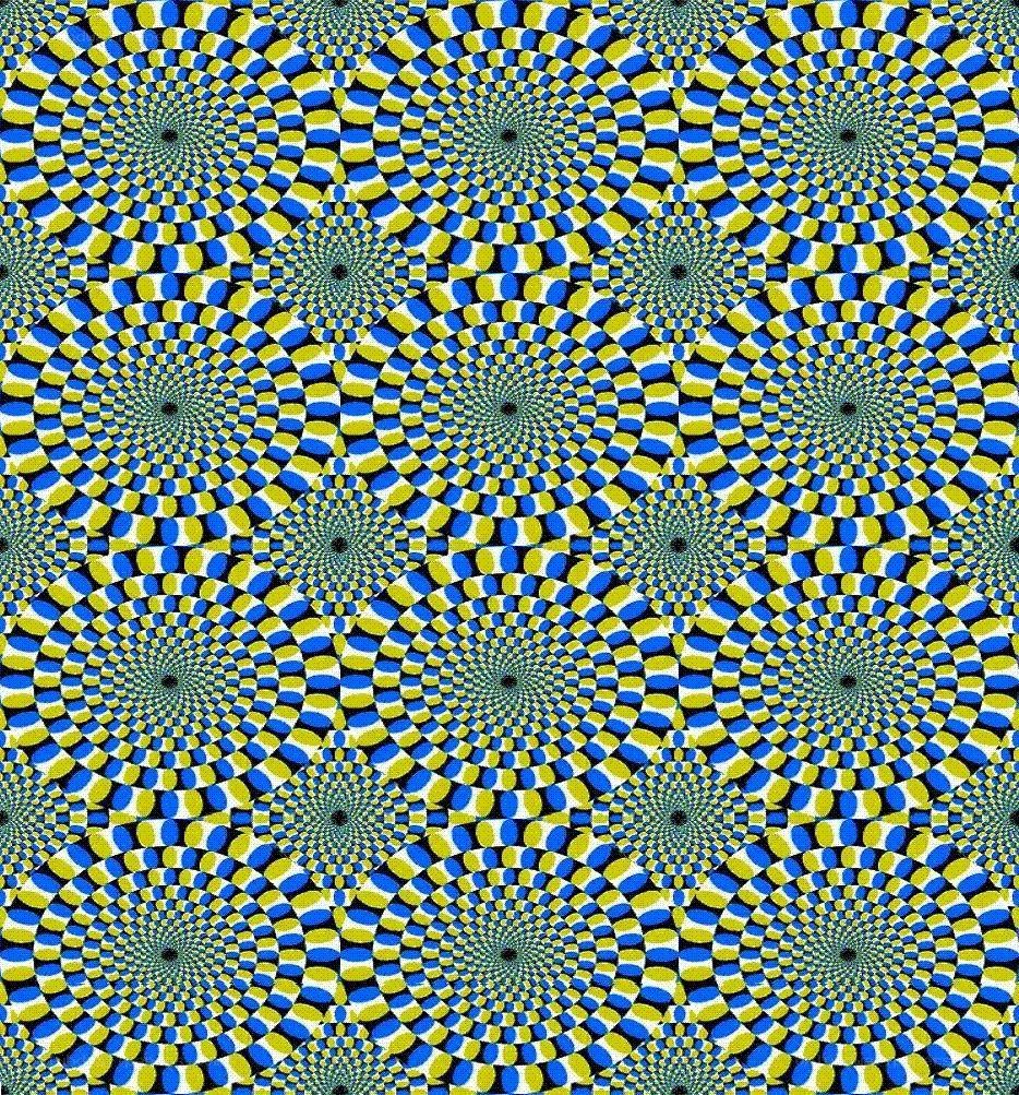 Optical illusion pattern