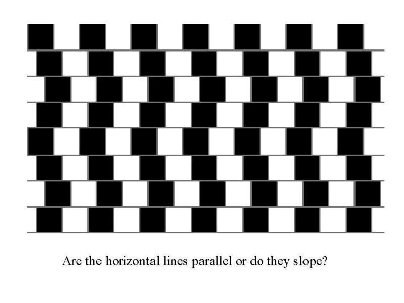 Optical Illusion Pattern — Black, Neutral