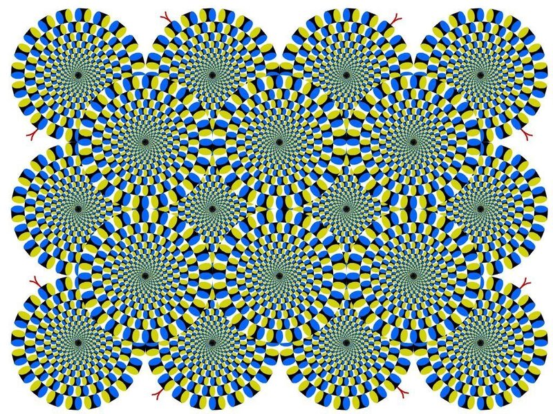 Optical Illusion Pattern — Circles