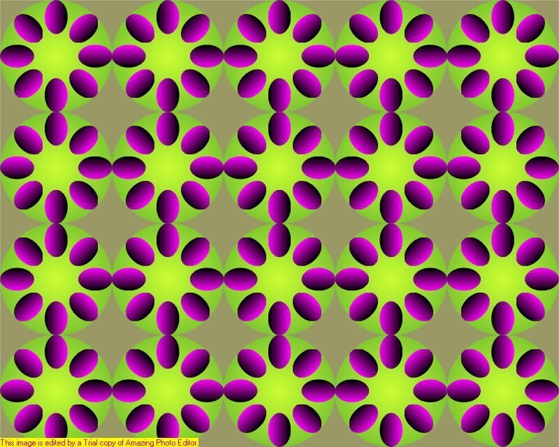 Optical Illusion Pattern — Purple, Hypnotic, Abstract, Purple Ovals