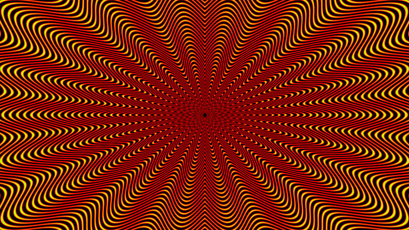 Optical Illusion Pattern — Red, Hypnotic, Abstract