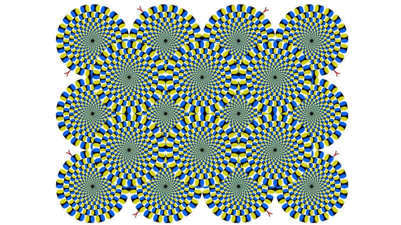 Optical Illusion Pattern — Spiral