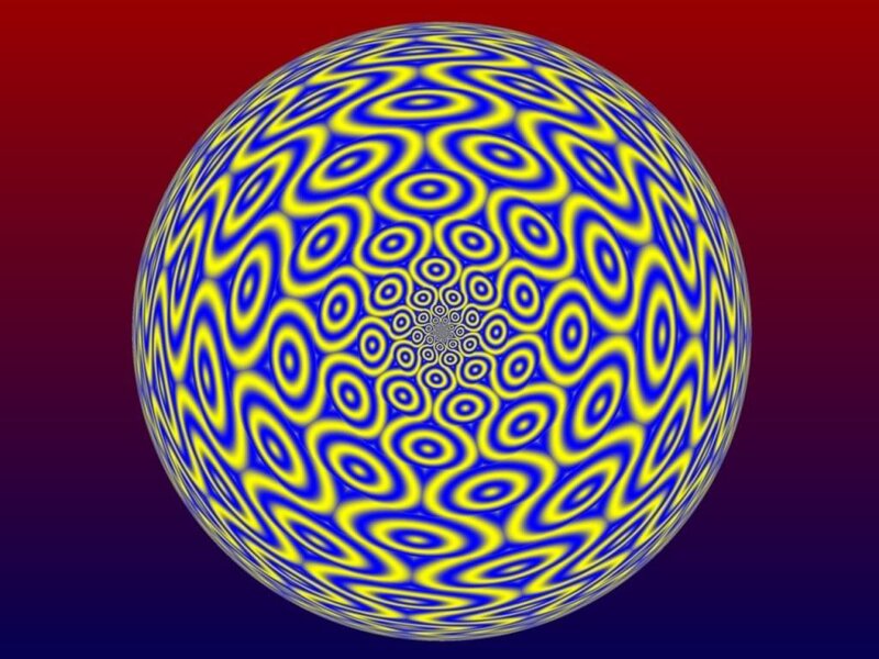 Optical illusion sphere
