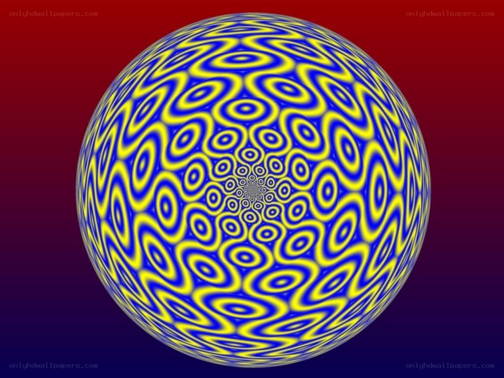 Optical illusion sphere
