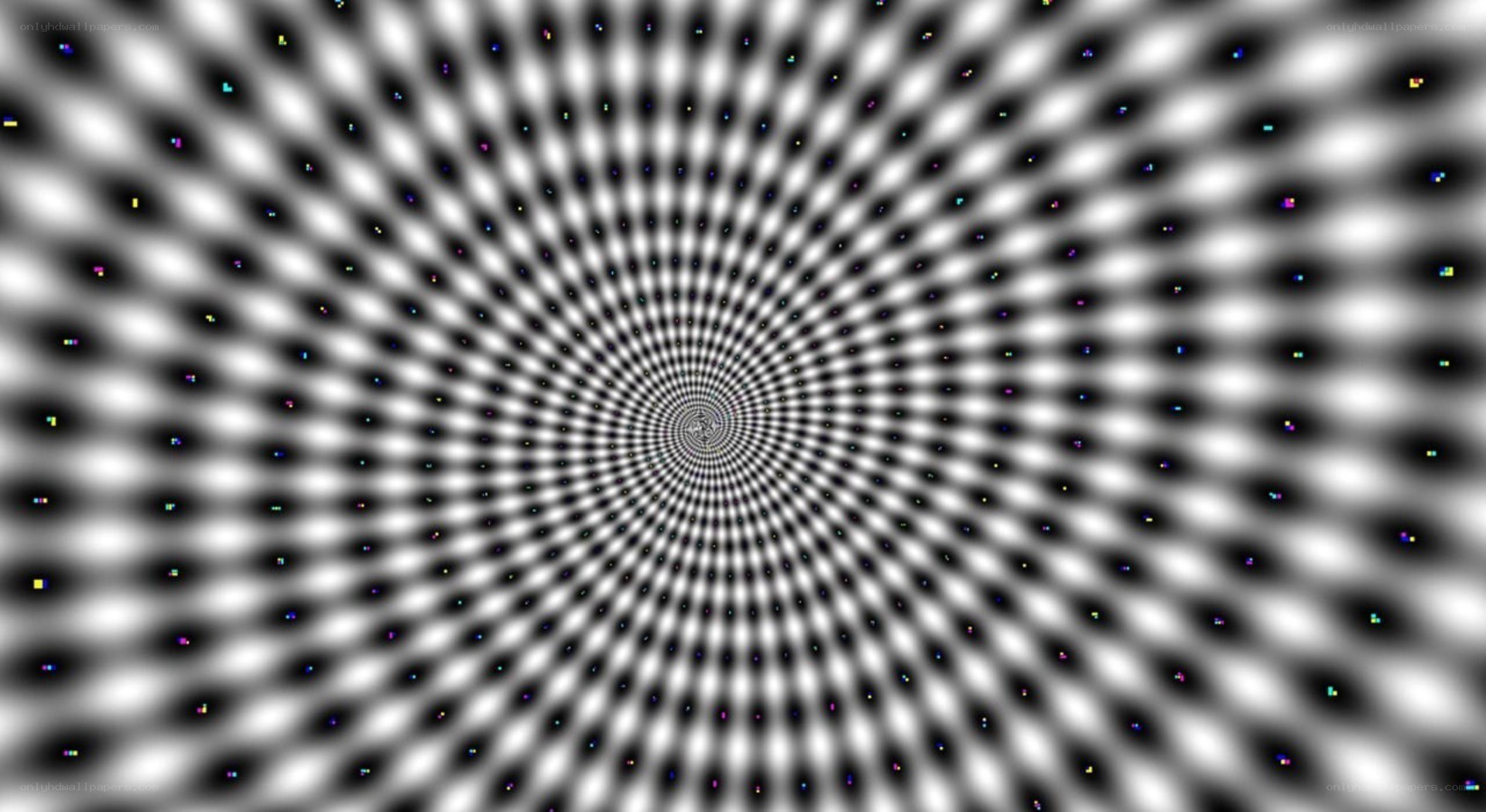 optical illusion spiral