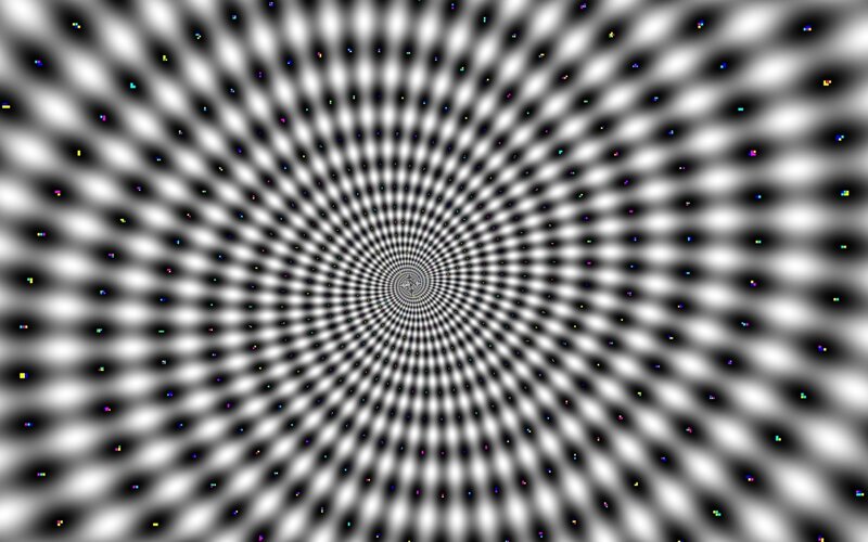 optical illusion spiral