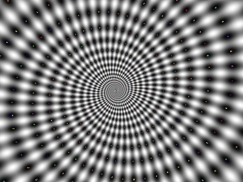 optical illusion spiral