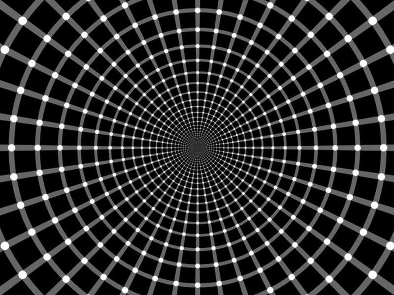 optical illusion tunnel