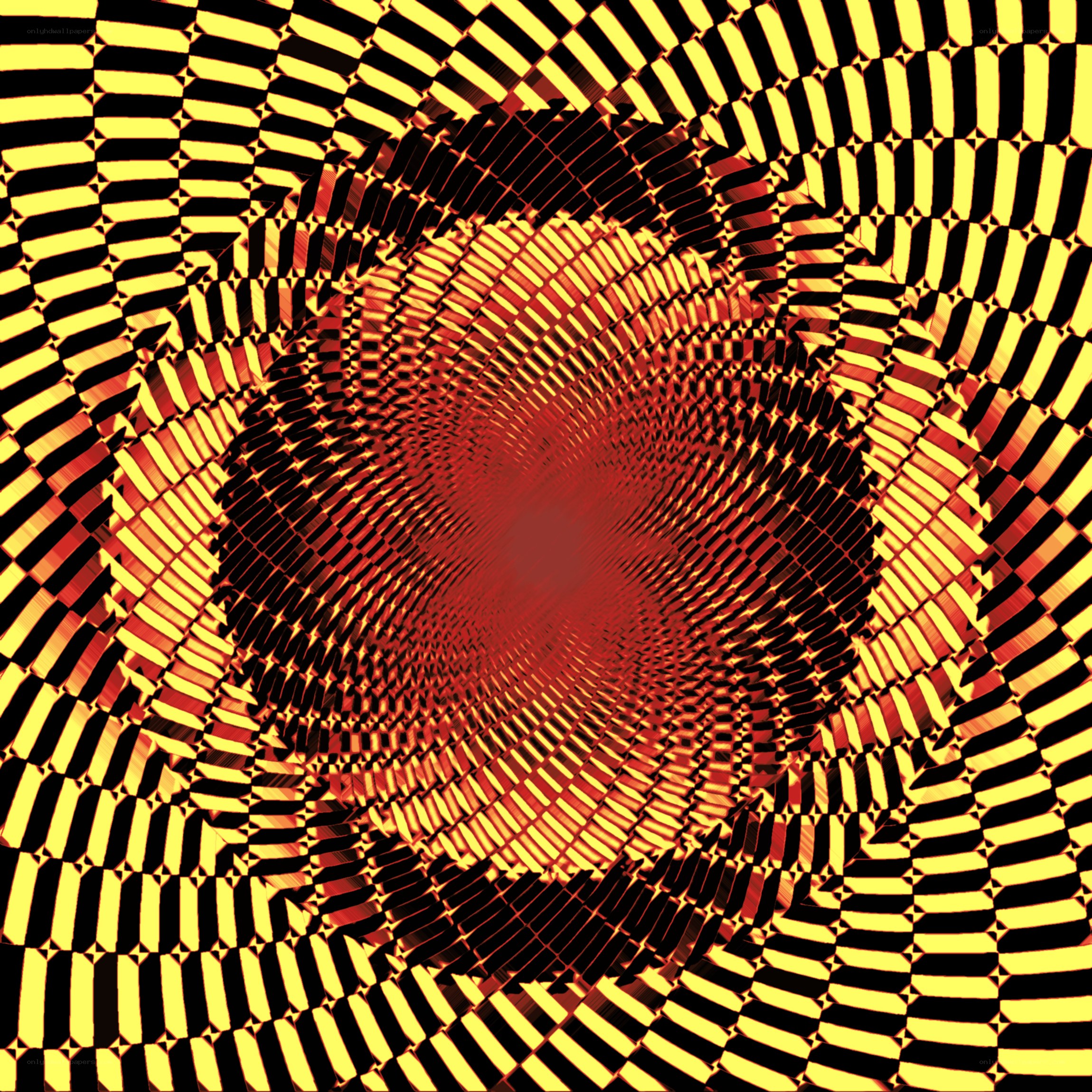 Optical illusion tunnel
