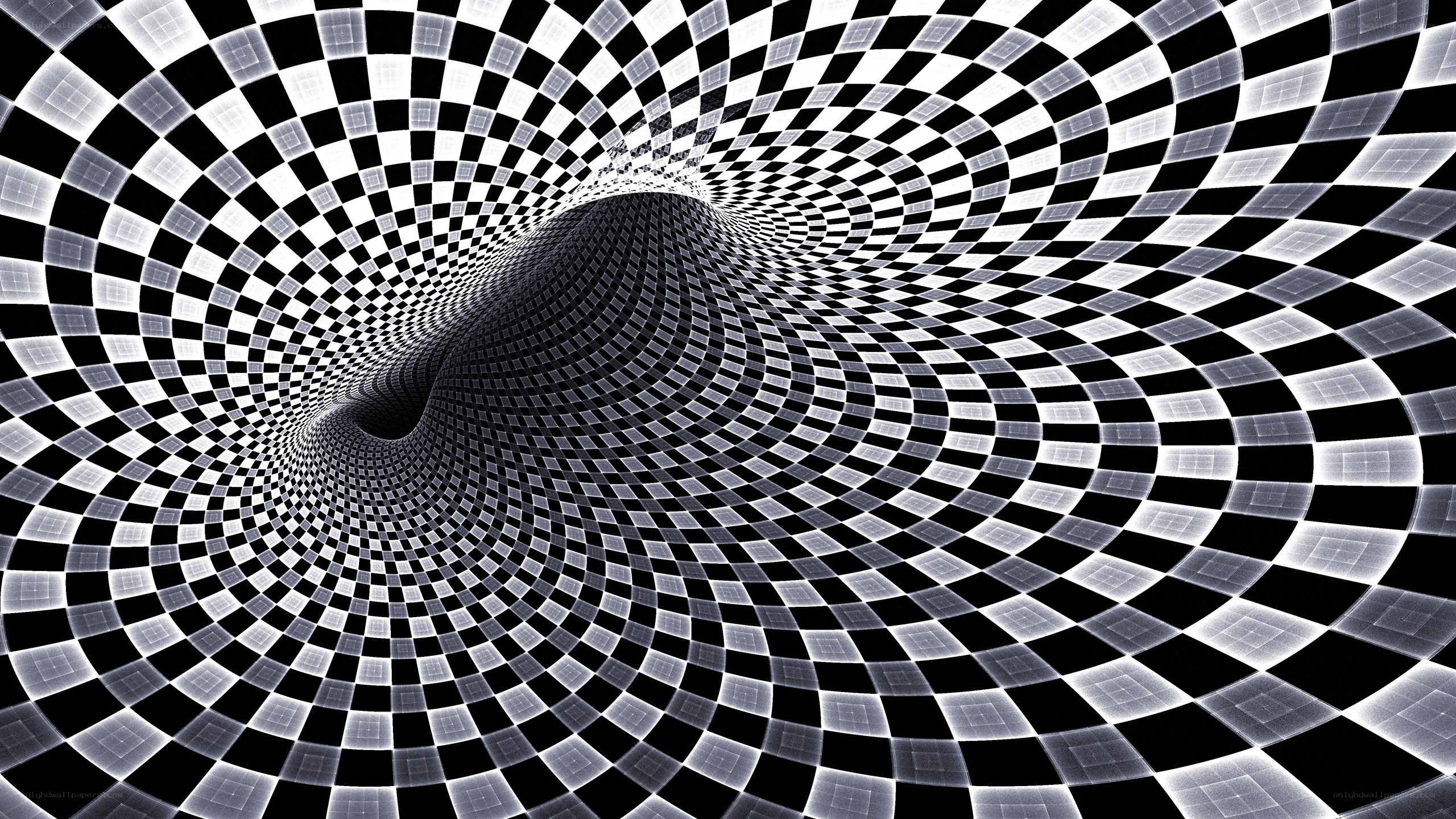 Optical illusion tunnel