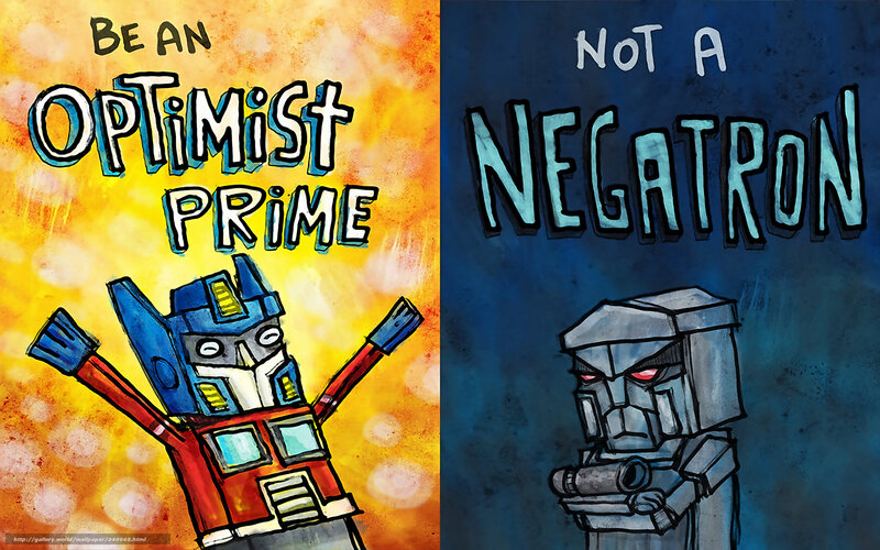 Optimist Prime vs Negatron