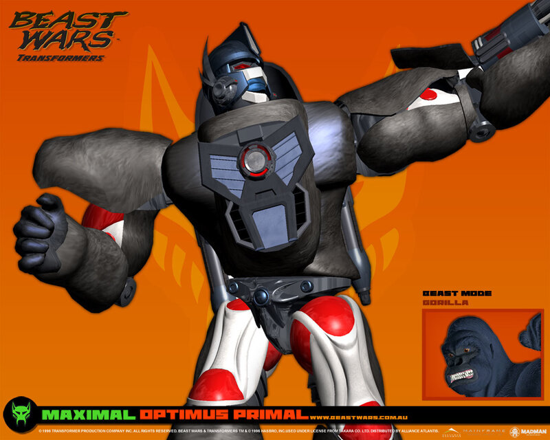 Optimus Primal in Beast Mode