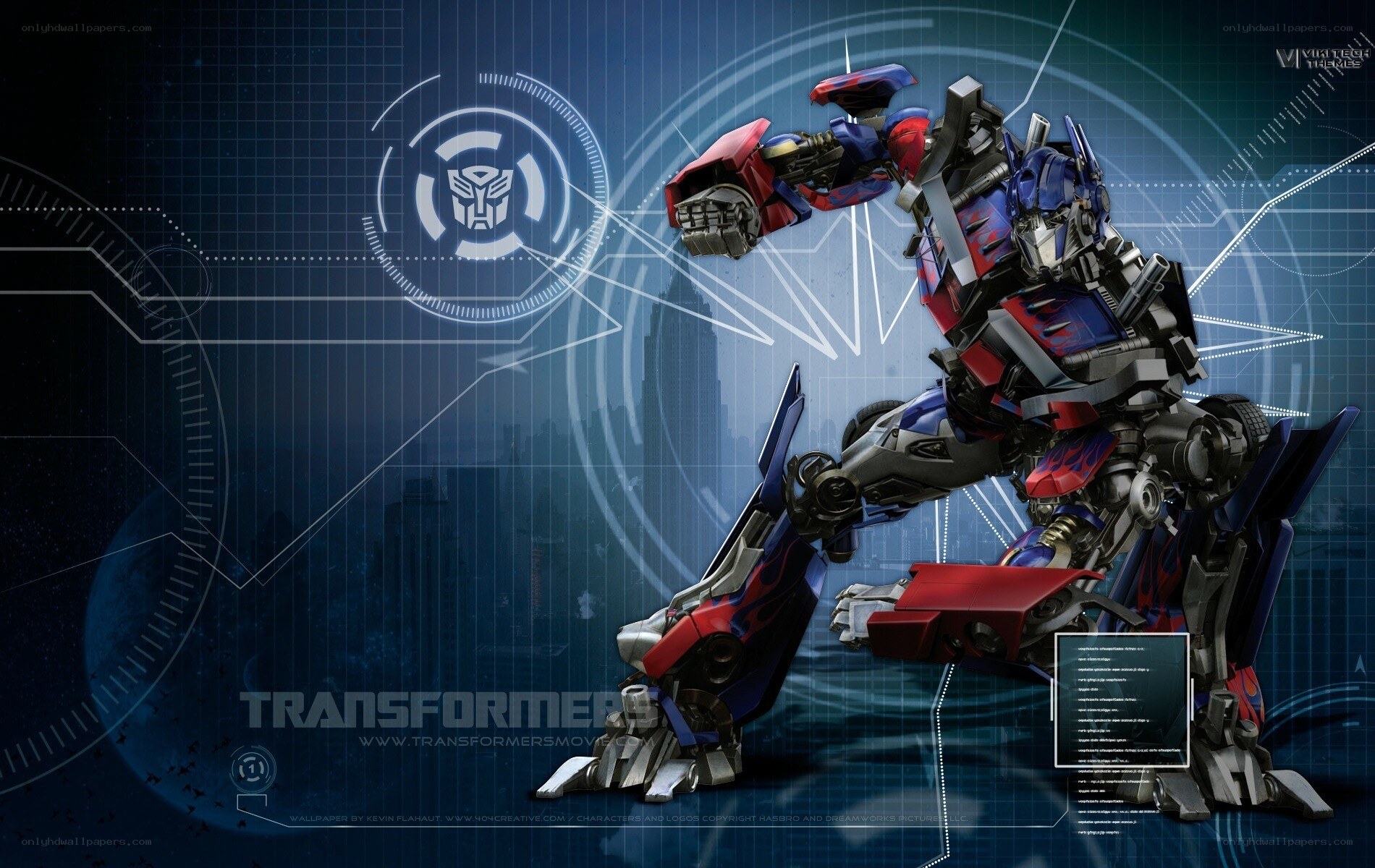 Optimus Prime action pose