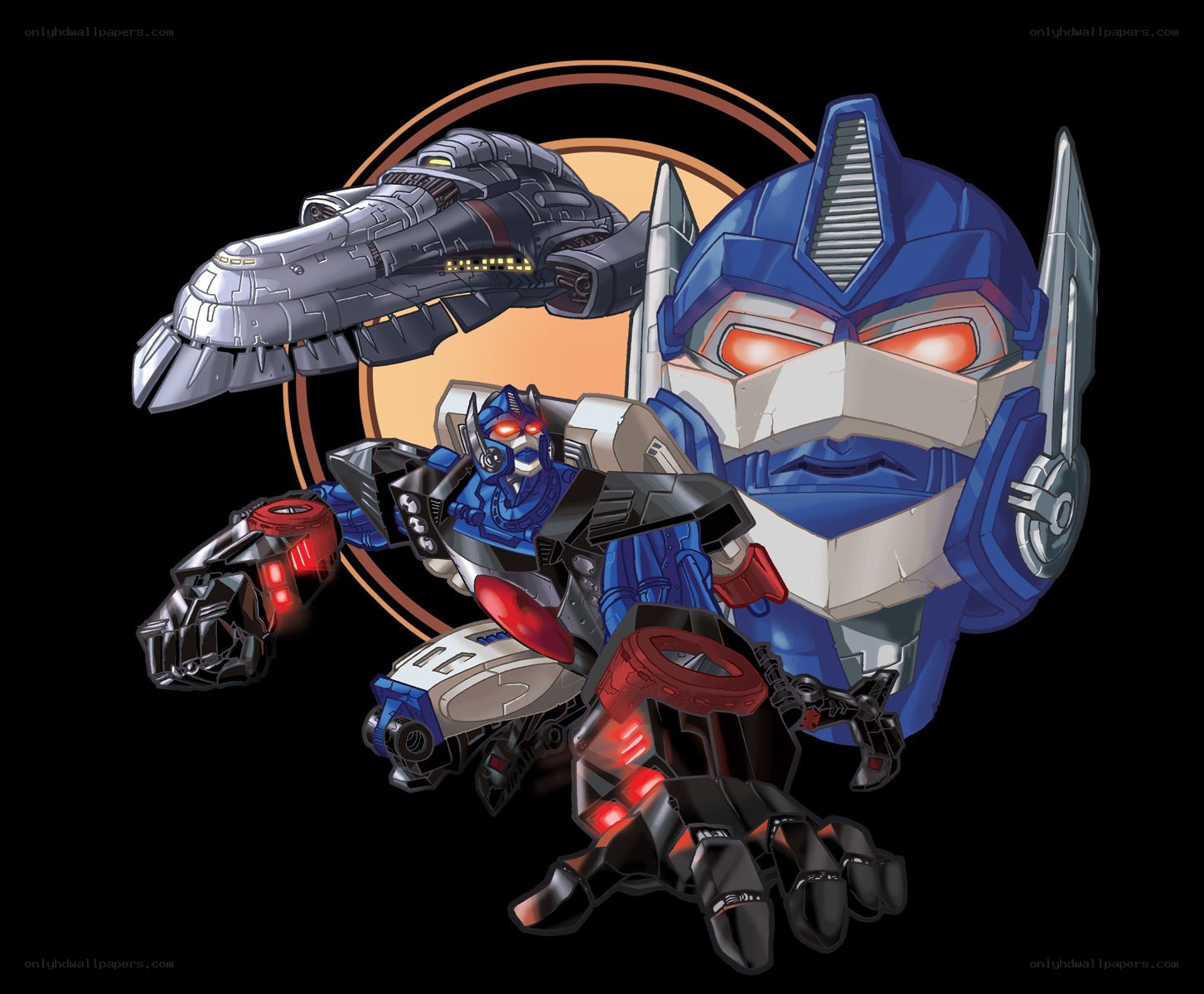 Optimus Prime and allies