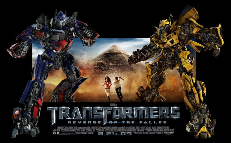 Optimus Prime and Bumblebee — Black, Dramatic, Afternoon, Digital Art