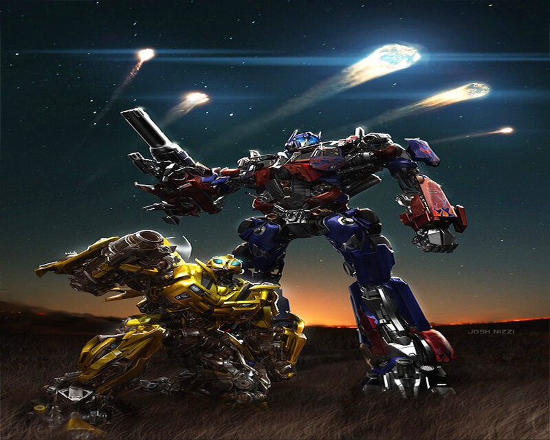 Optimus Prime and Bumblebee — Blue