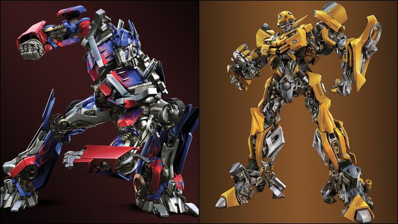 Optimus Prime and Bumblebee