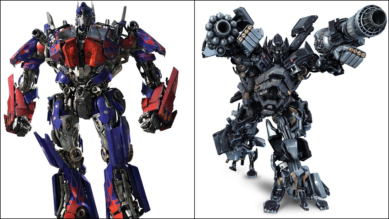 Optimus Prime and Megatron