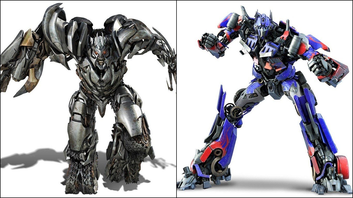 Optimus Prime and Megatron