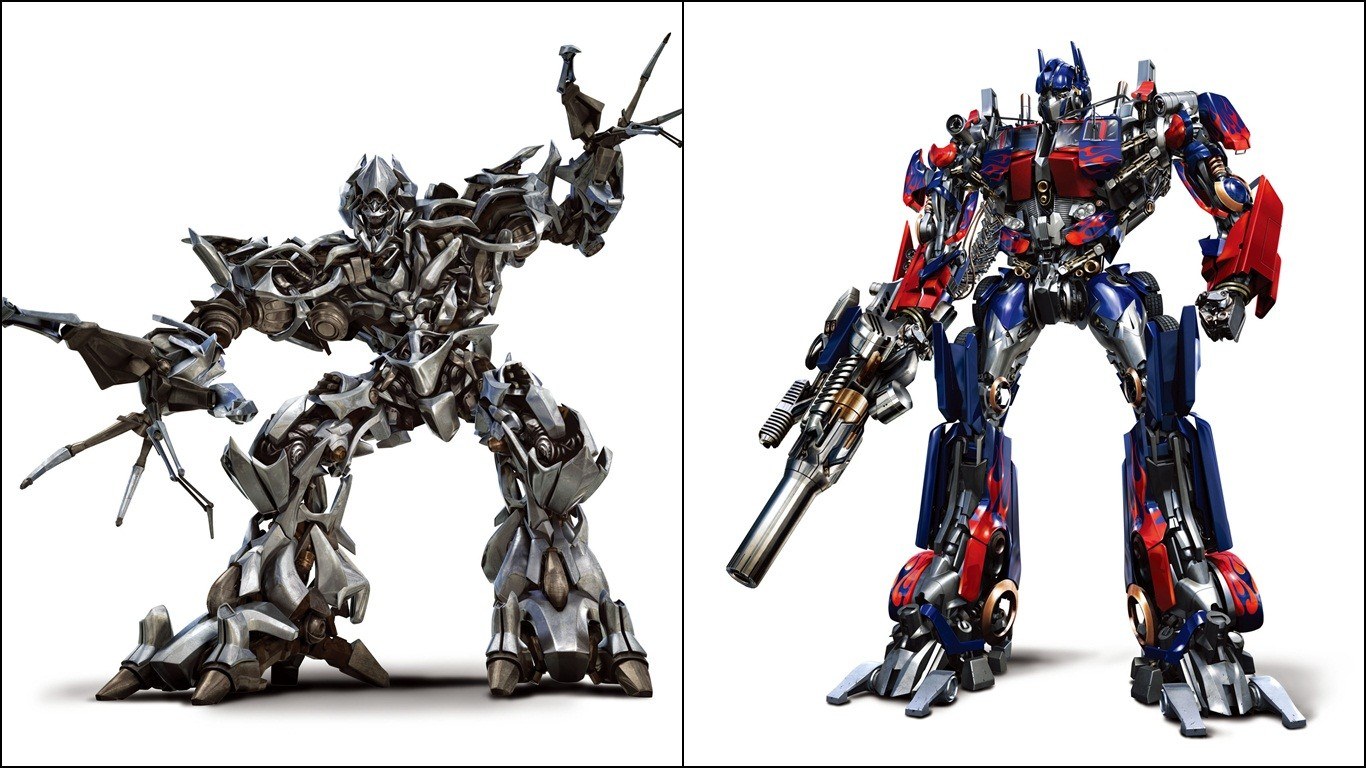 Optimus Prime and Megatron