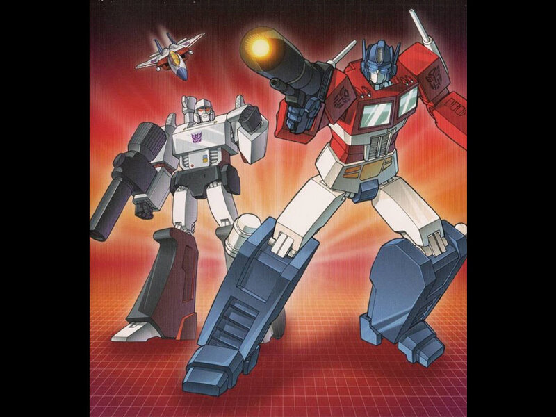 Optimus Prime and Megatron — Red