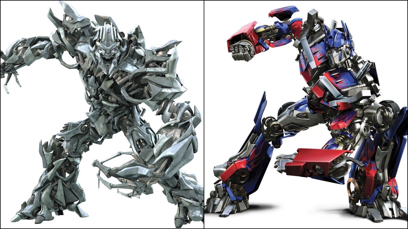 Optimus Prime and Megatron