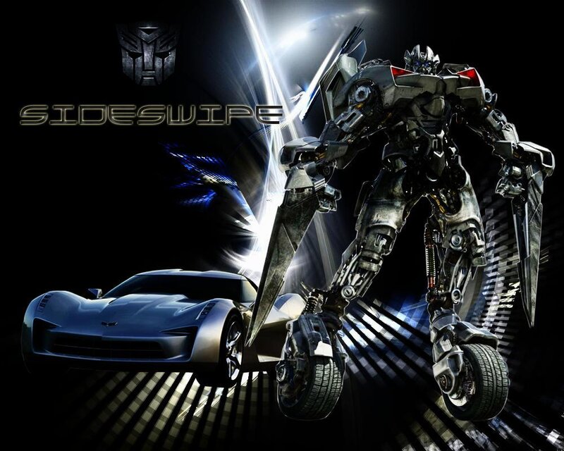Optimus Prime and Sideswipe