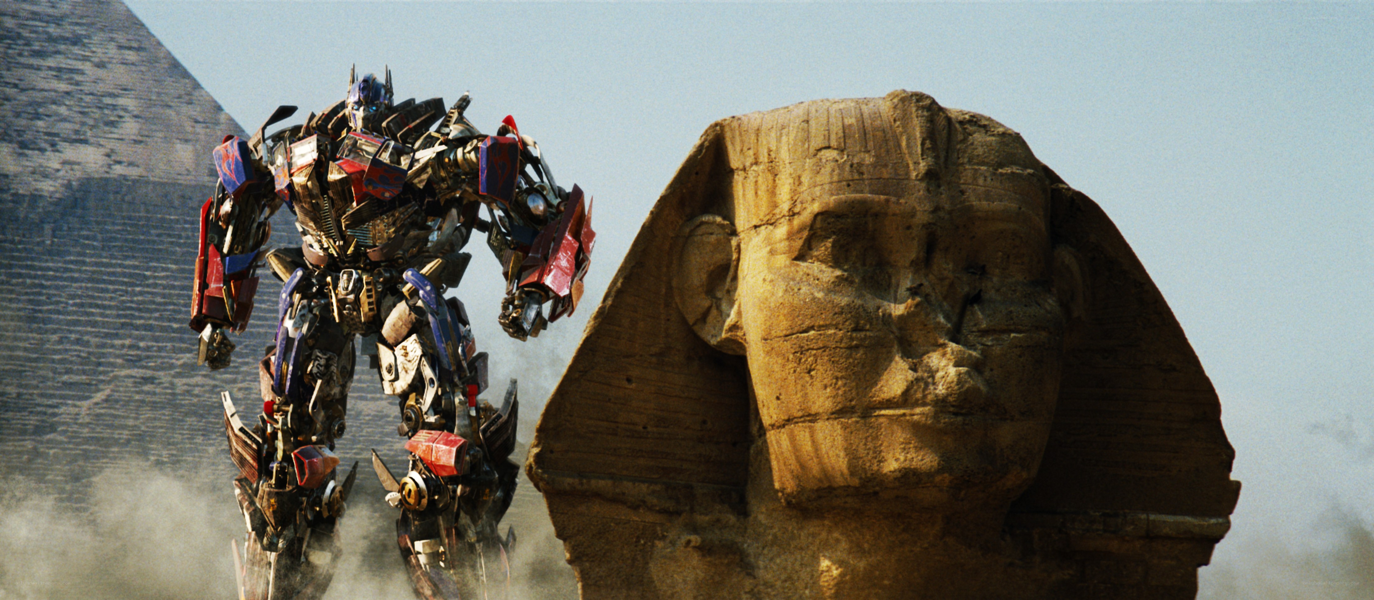 Optimus Prime at the Sphinx