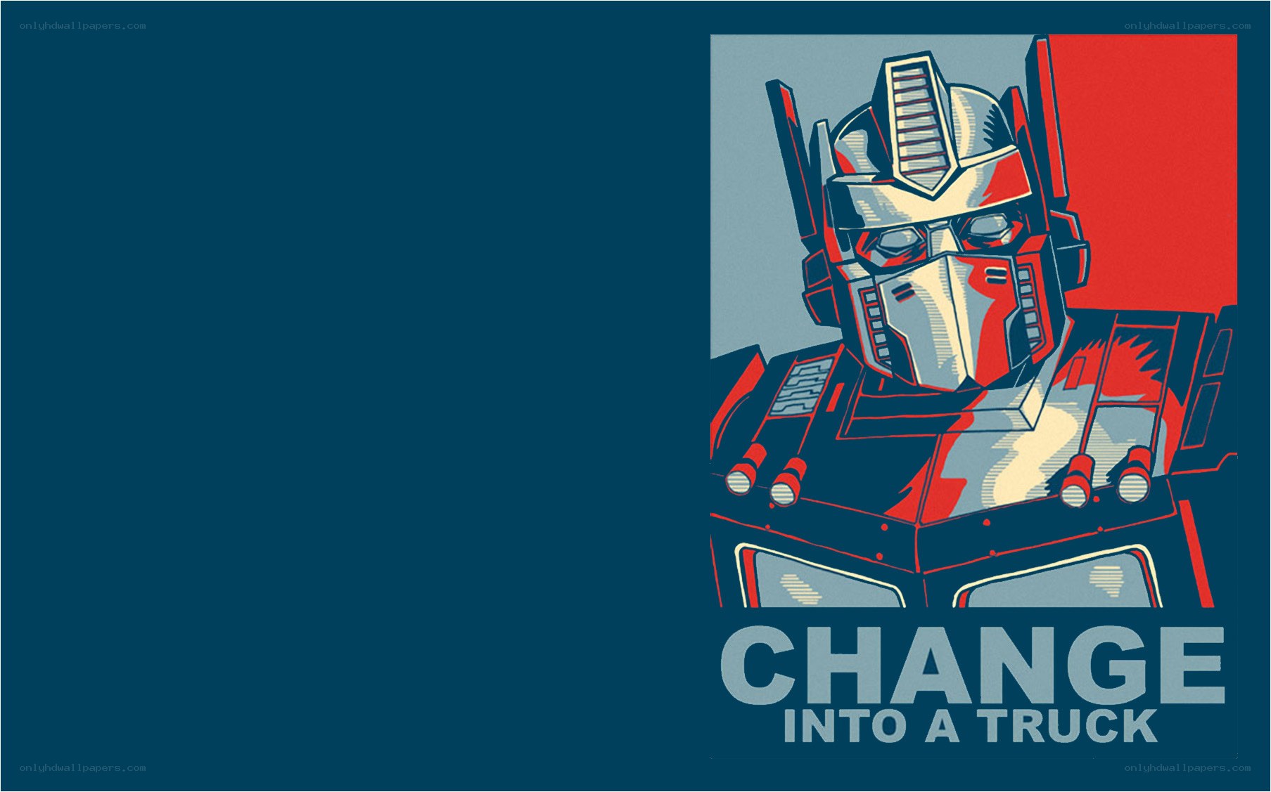 Optimus Prime change poster