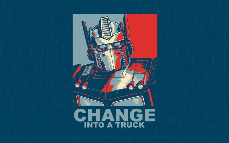 Optimus Prime Change Poster
