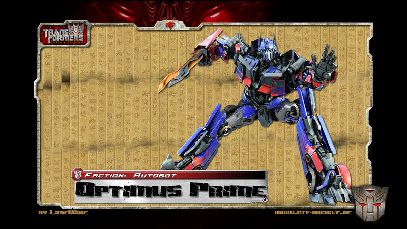 Optimus Prime character art