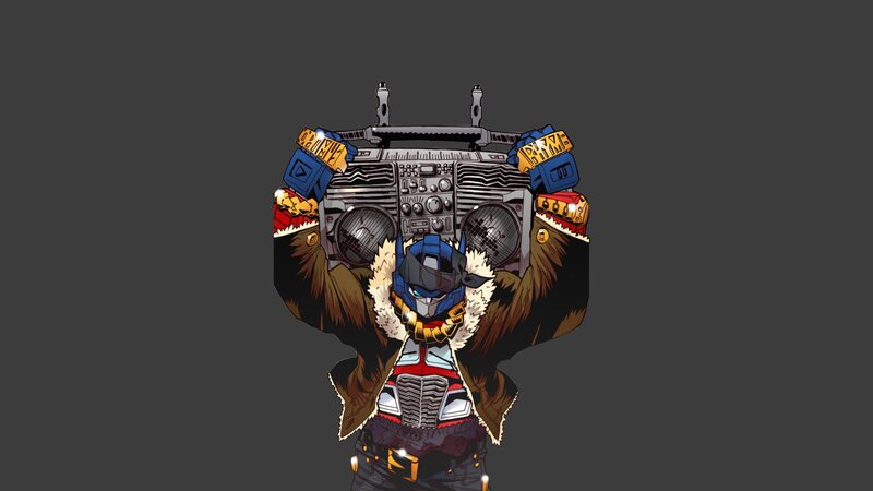Optimus Prime Character — Brown