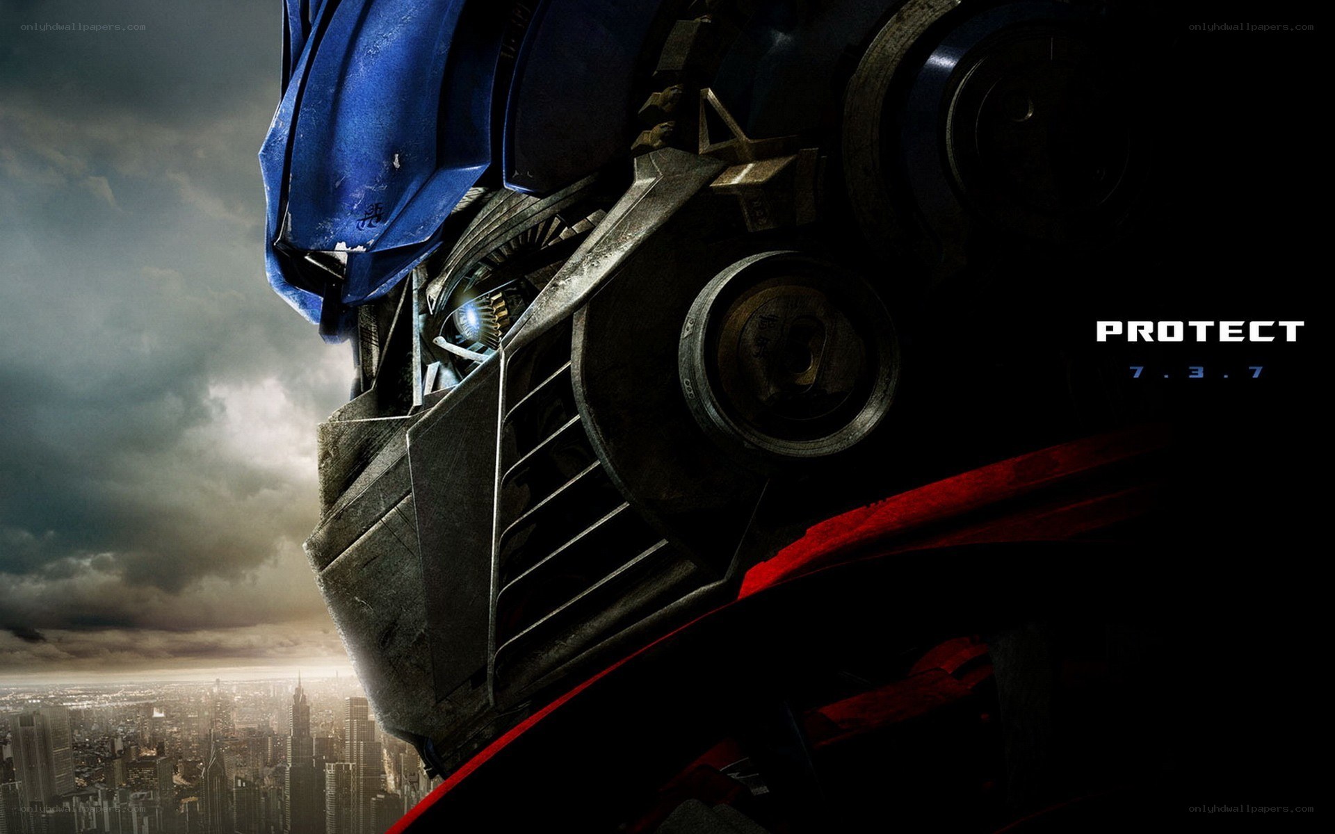 Optimus Prime city view