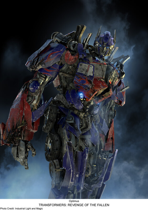 Optimus Prime damaged