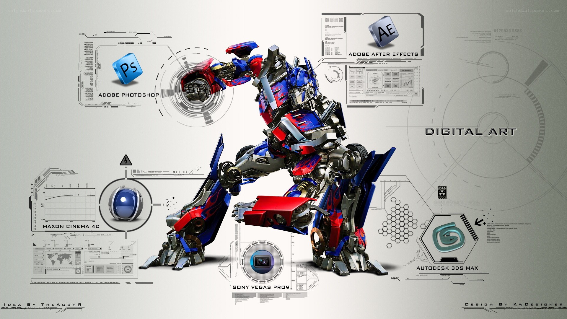 Optimus Prime digital art