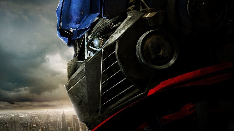 Optimus Prime Head — Blue, Dramatic