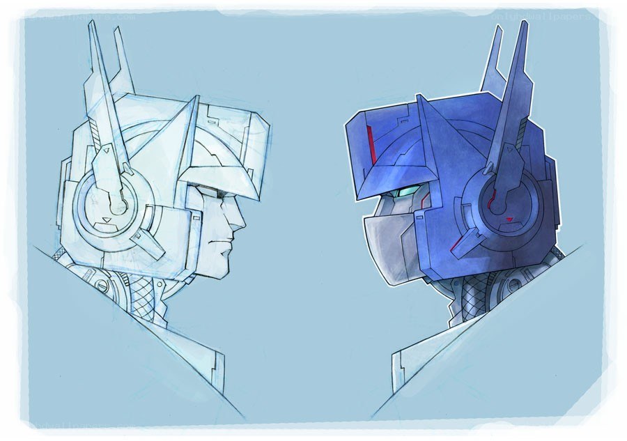 Optimus Prime head concept art