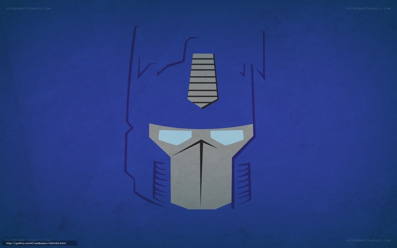 Optimus Prime head silhouette