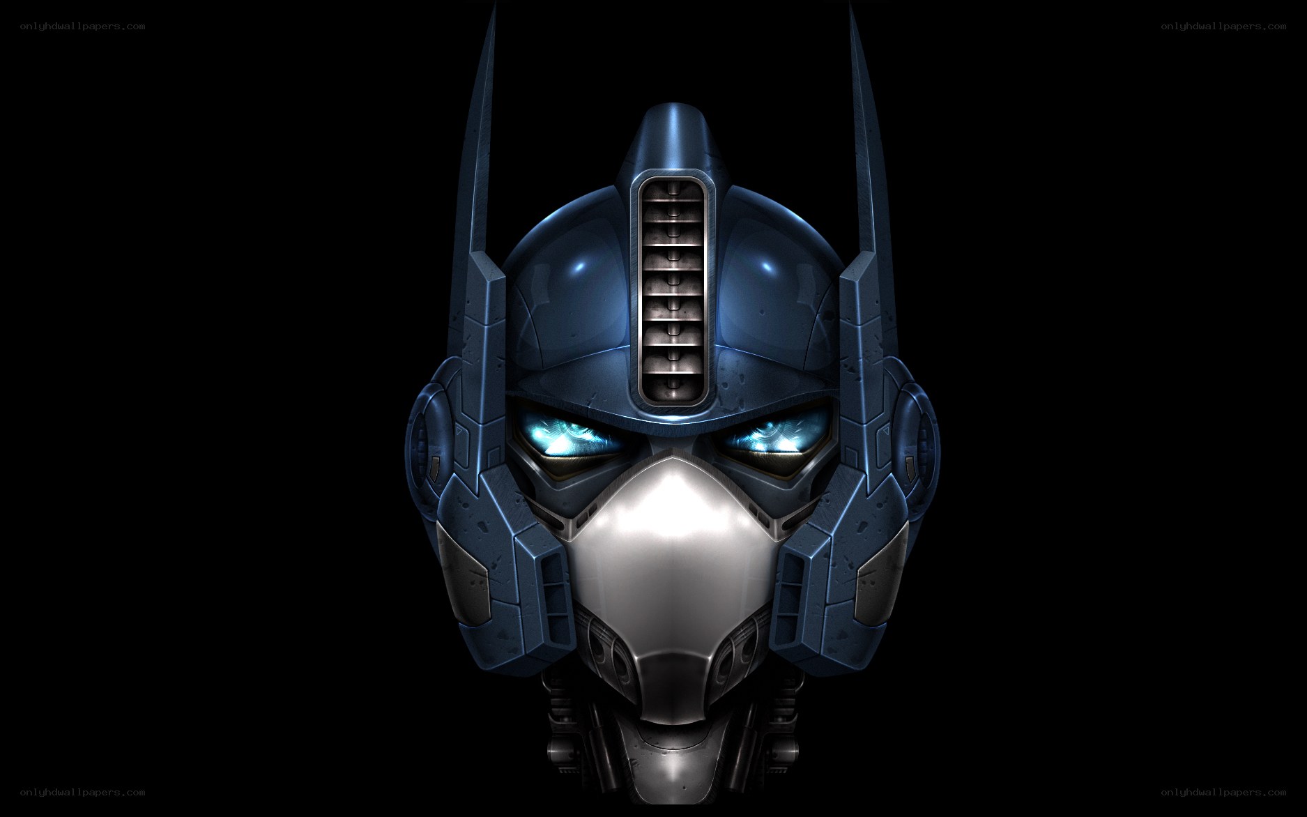 Optimus Prime helmet close-up