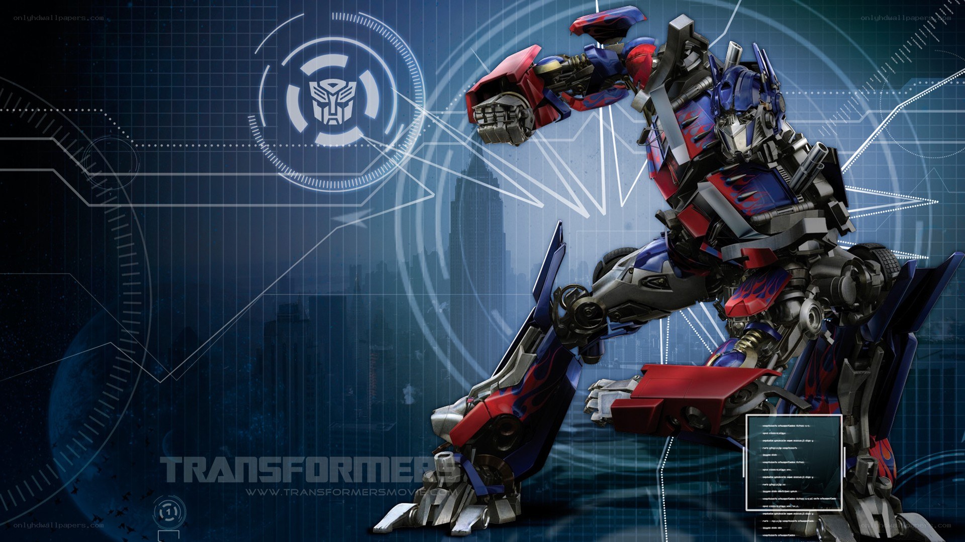 Optimus Prime in action