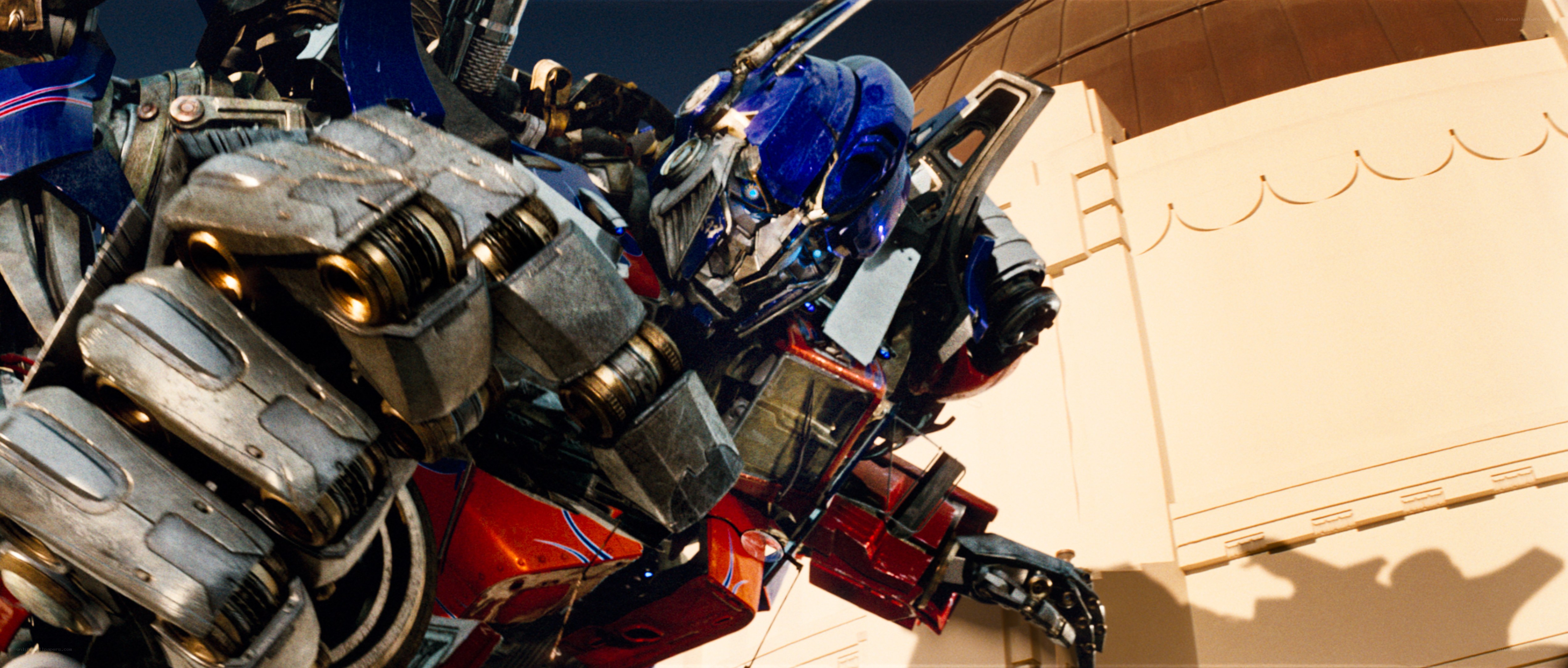 Optimus Prime in action